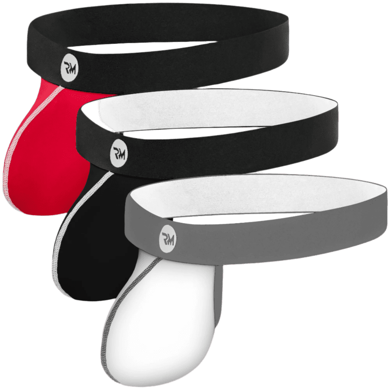 RedGunmetalWhiteJockPouch3pack